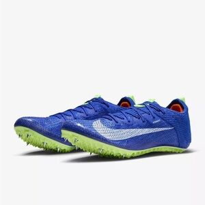 Nike Zoom Superfly Elite 2 Blue Track & Field Spikes CD4382-400 Men's Size 7.5